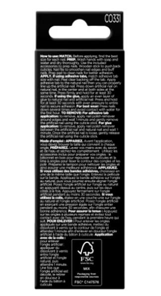 NEW Sally Hansen Perfect Manicure Salon Effect Meet Me in the Metal Coffin Nails
