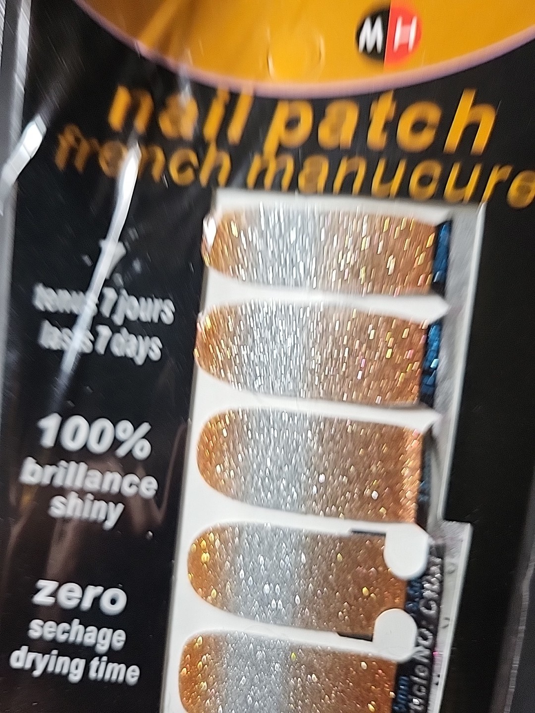 French Manicure Nail Patch Set Pedicure Lot Of 5 Packs Multicolor Beauty New