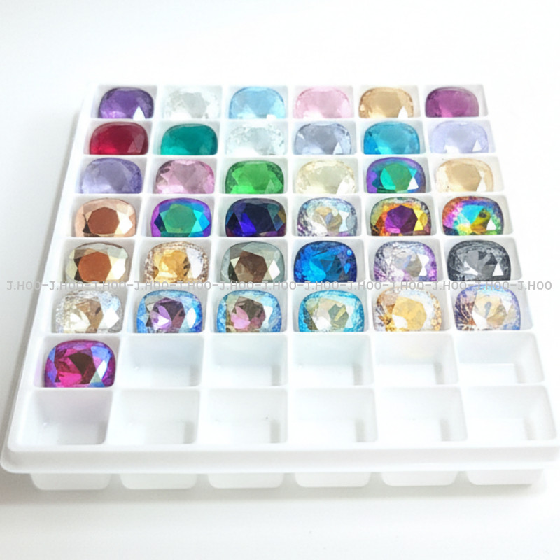 Swarovski 4470 Cushion Square Fancy Stone10mm(2pcs)