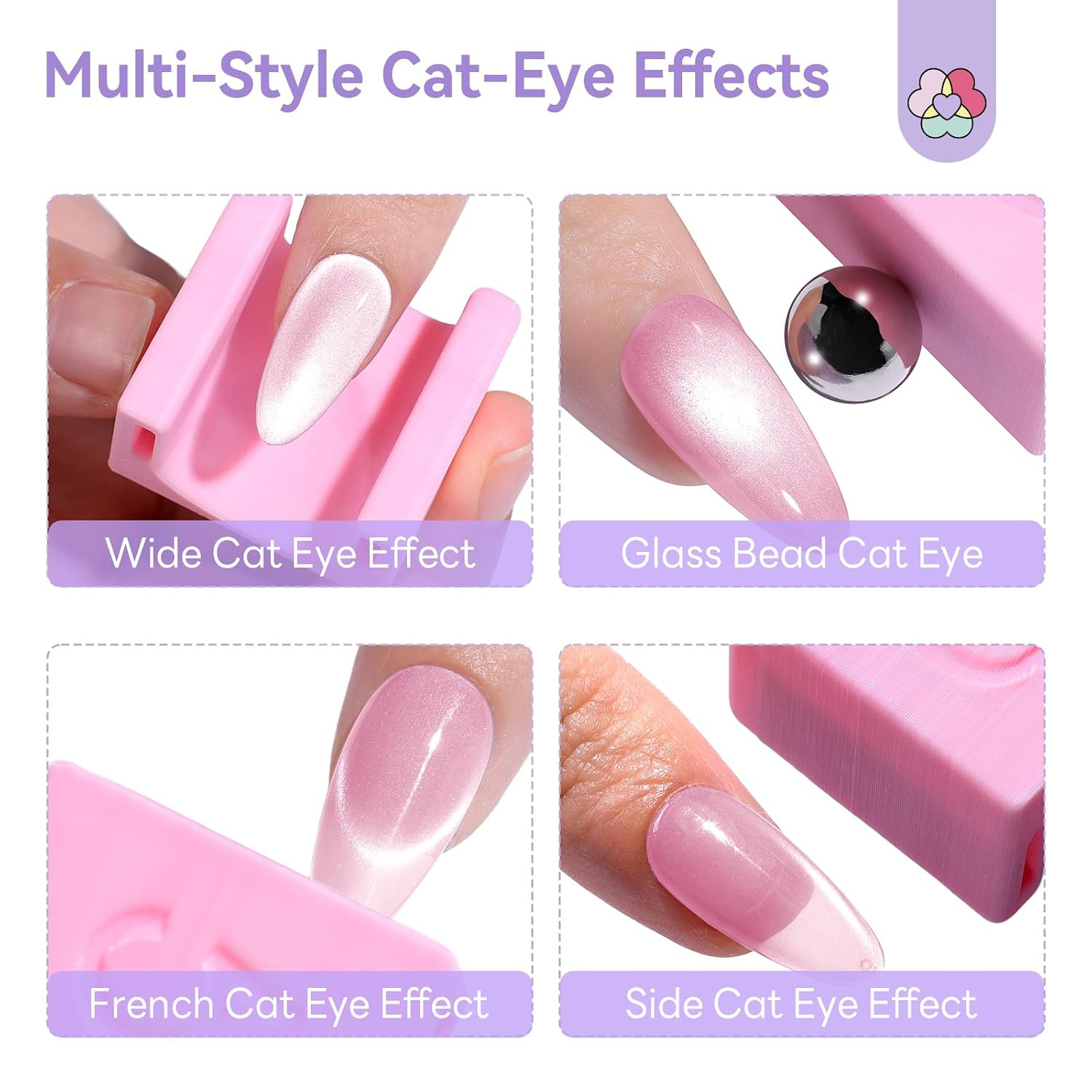 One-Step 5D Cateye Magnet for Nails: Ultra-Strong Magnatic Cat Eye Magnet Beginn