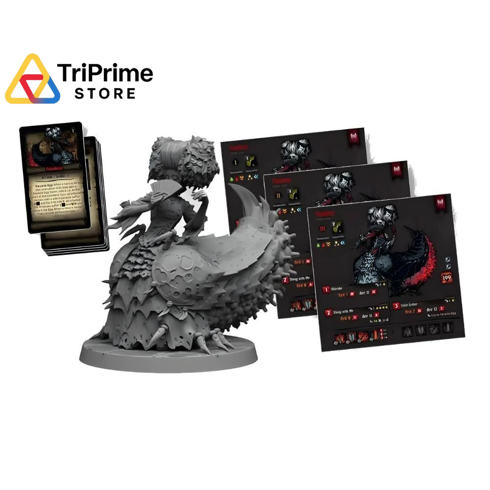Mythic Games Darkest Dungeon: The Board Game – 12.75 inches, Red and Black