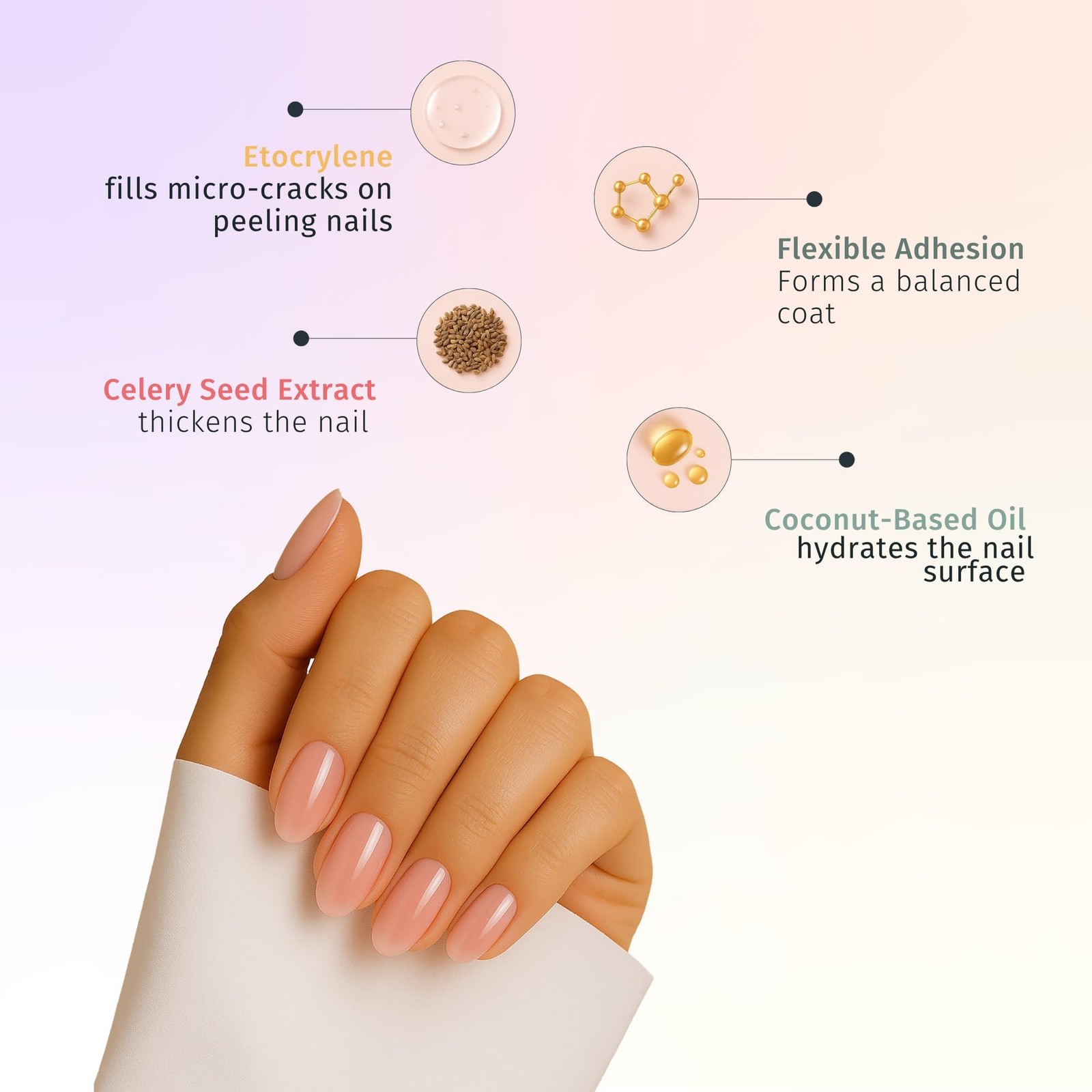 Duri Rejuvacote 2 Nail Growth Base and Top Coat, Balanced Repair – Nail Harde…
