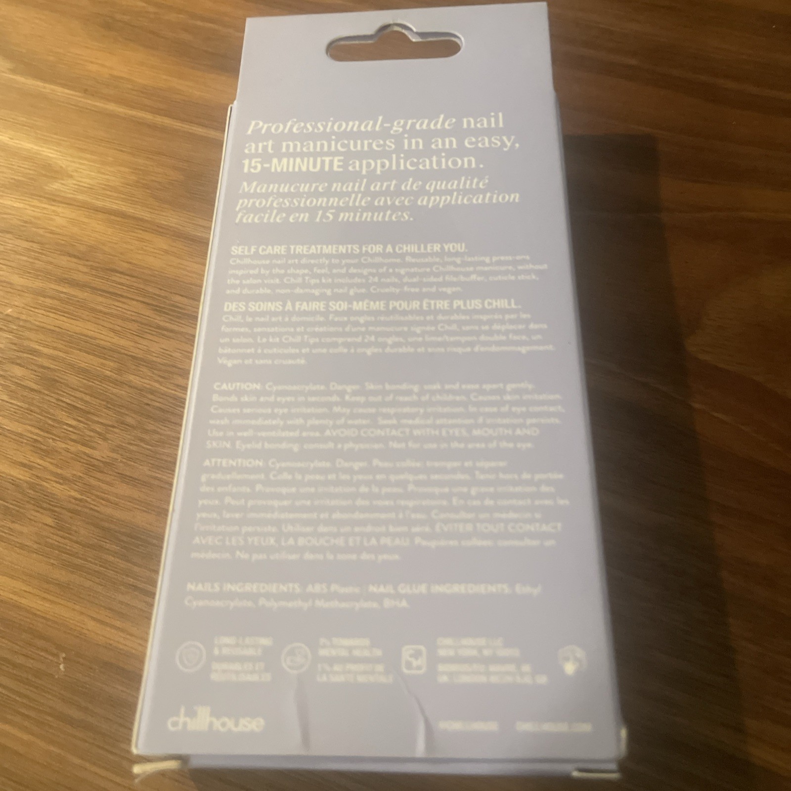 Chillhouse Chill Tips Press-On Nails AI Supernova 24ct – Box