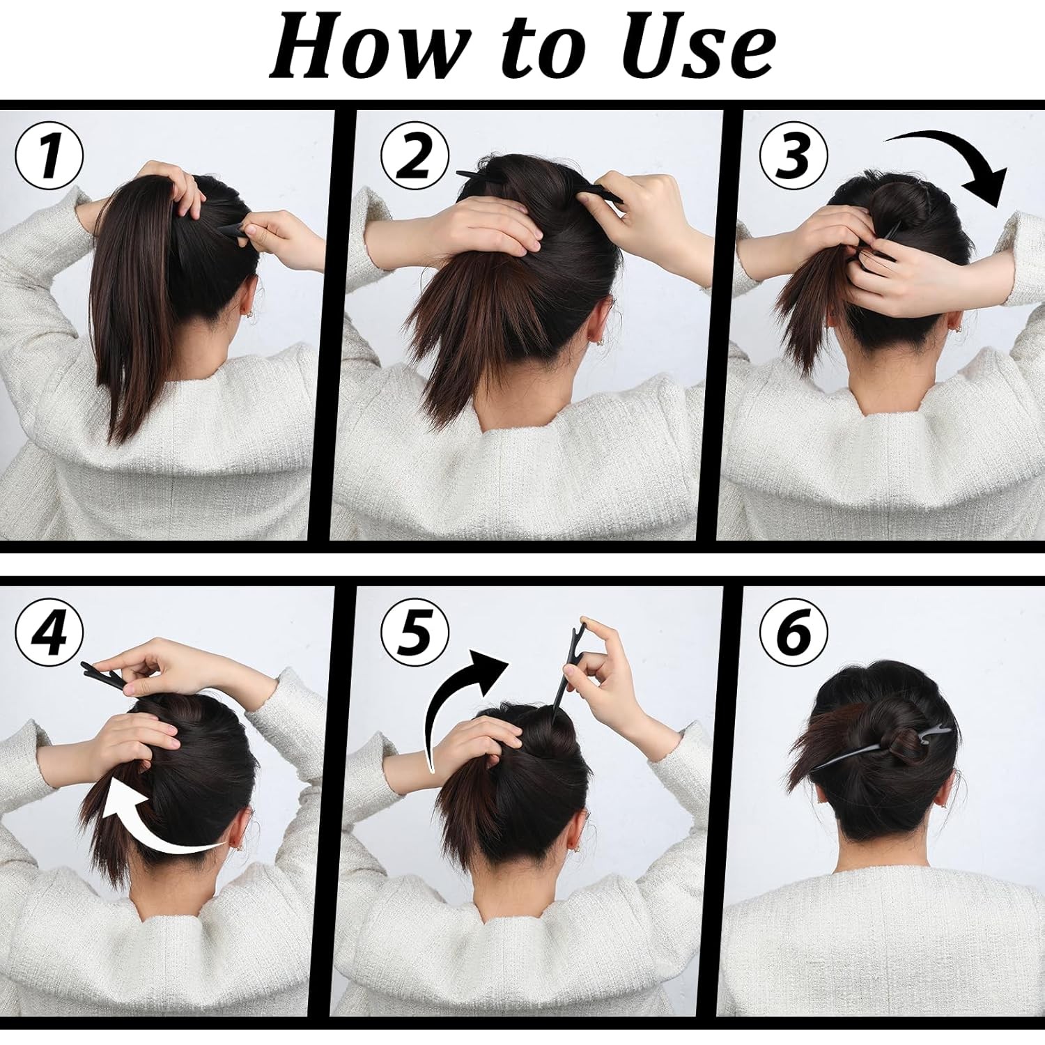 10 Pcs Wooden Hair Sticks, Chinese Traditional Stick Japanese Style1