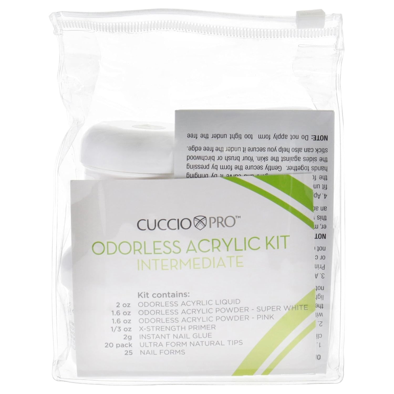 Cuccio PRO Odorless Acrylic Ultra Form Nail Kit Intermediate