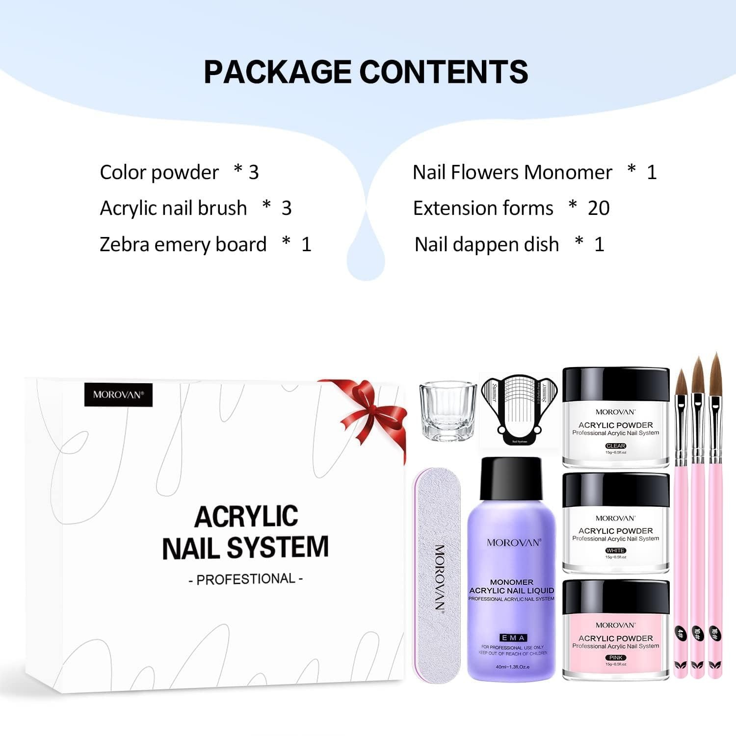 Polvo Acrilico Kit De Para De Uñas Ideal Regalo Para Mujer