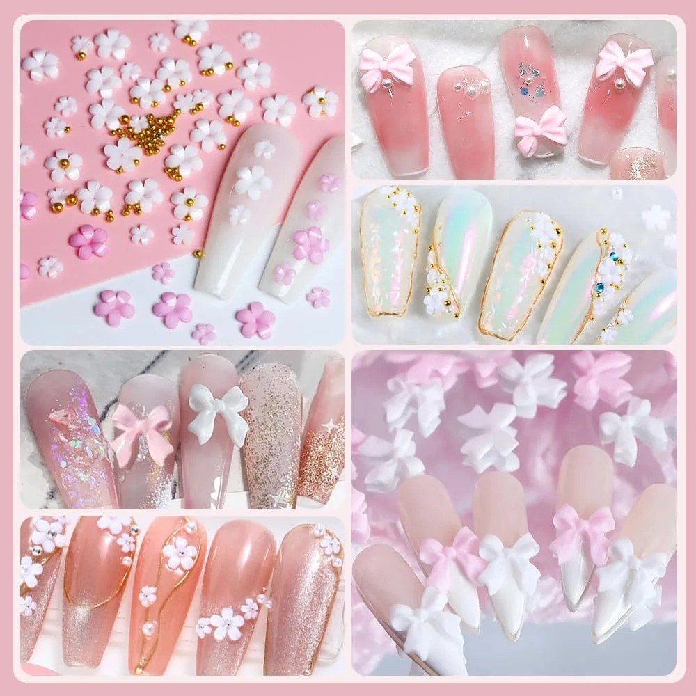 Mixed 3D Nail Art Decoration Set