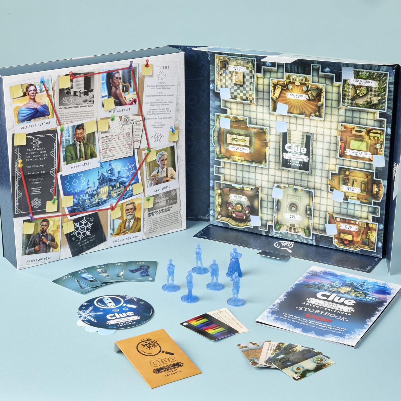 Clue Advent Calendar: 13 inches x 13 x 0.1 inches, Not Applicable