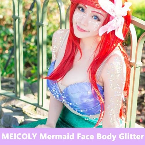 Clear White Body Glitter,Singer Concerts Music Festival white body glitter