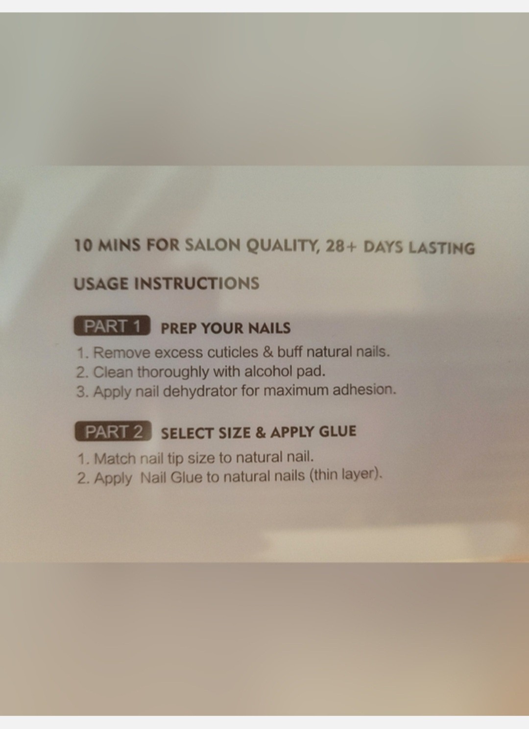 Gelaktik French Tip Quick-Drying Press-on 3 Set & Magnetic Wand Boxed See Detail