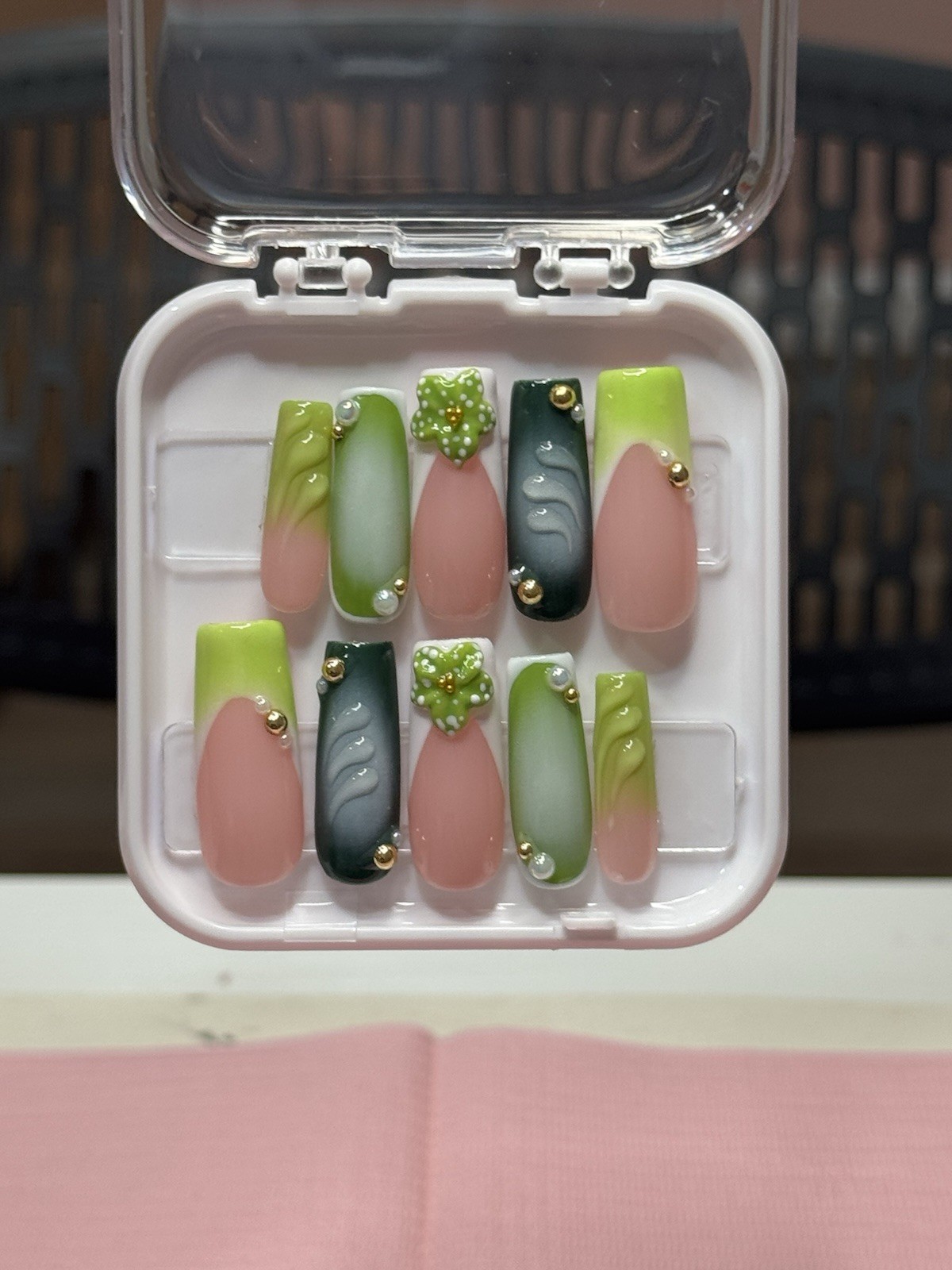 Press-On Nails Long, Medium Pre-Sized