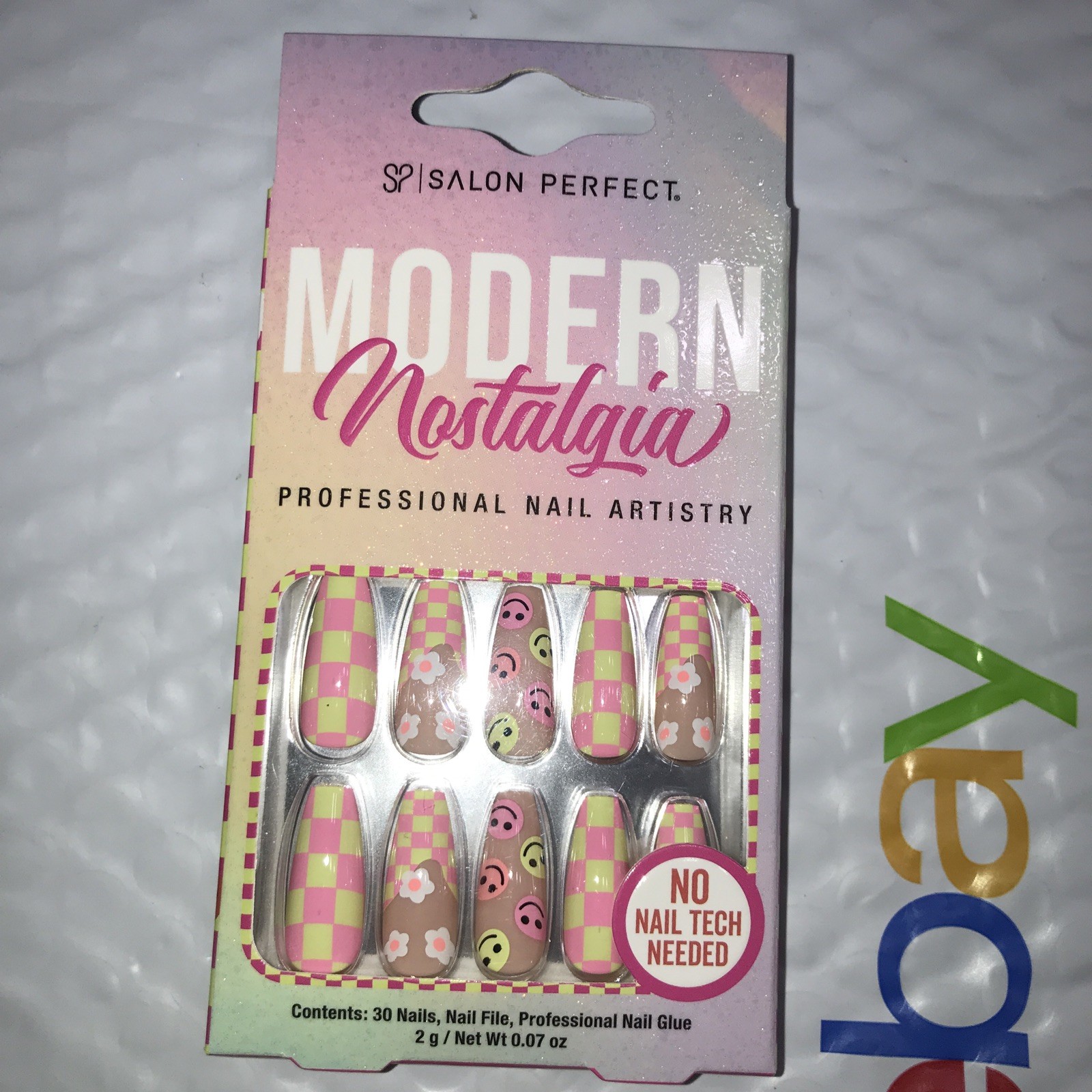 SALON PERFECT Modern Nostalgia 30 Pieces PINK / YELLOW uns NIB