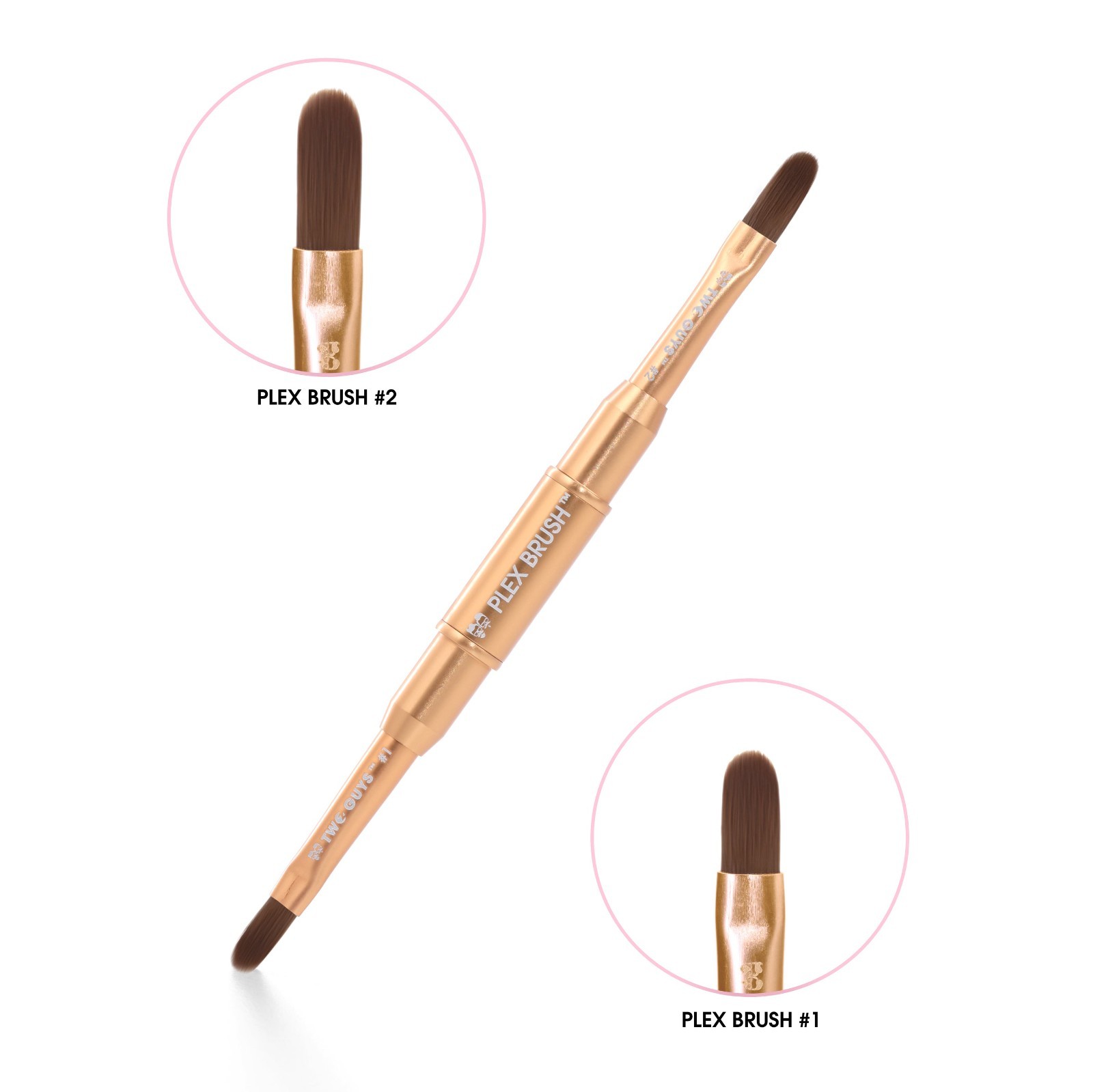 PLEX BRUSH V.2 (Gold / Pink)