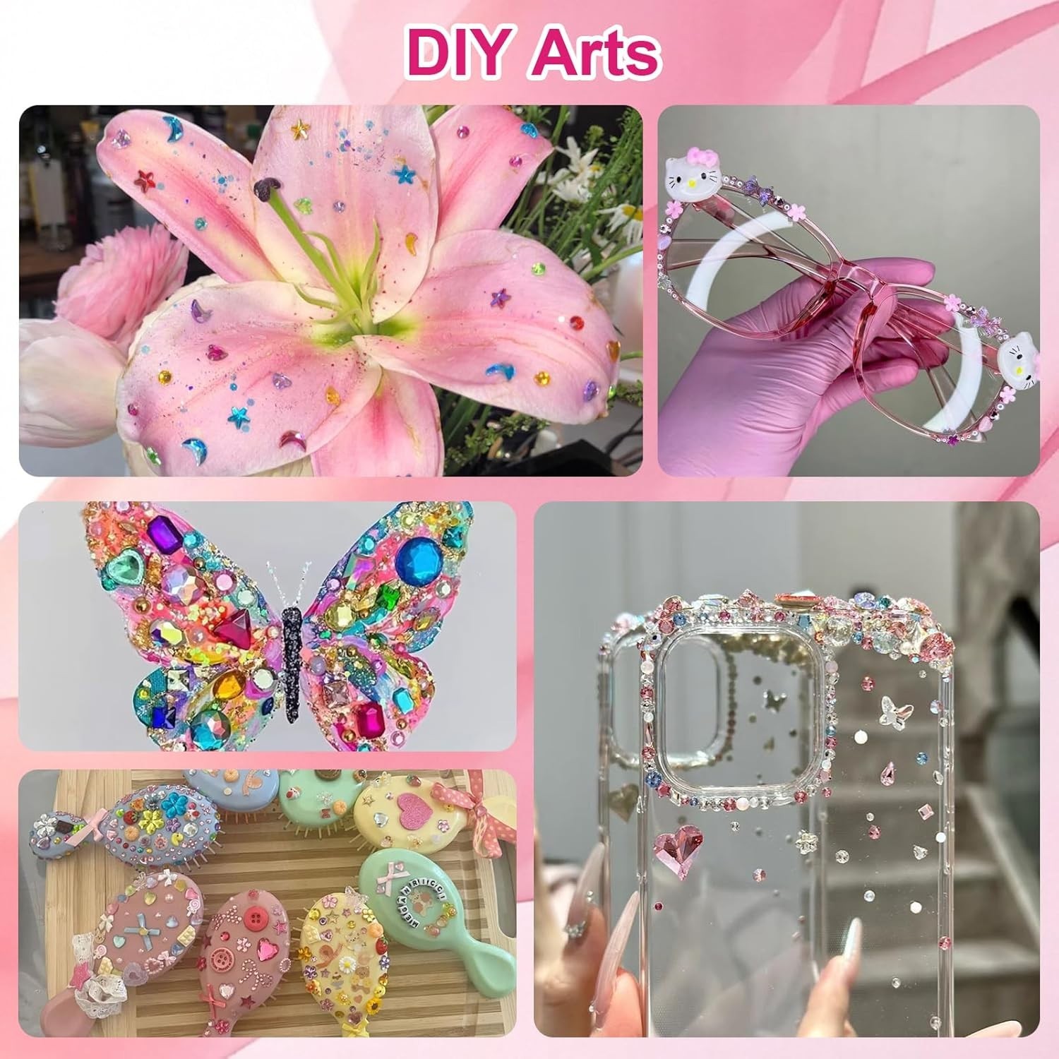 3000 Mini Colorful Rhinestones for Nail Art – Quality DIY Gems Kit
