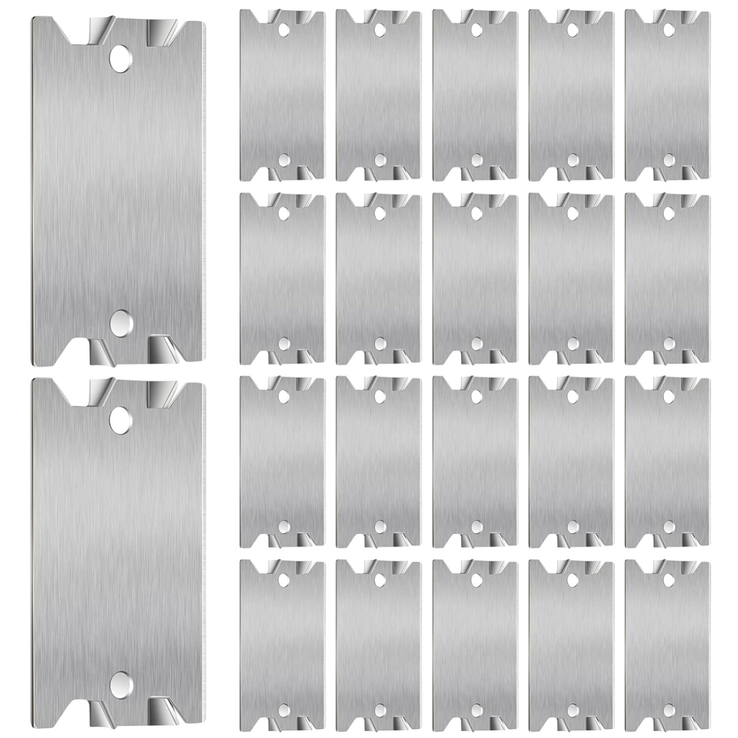 Easy Install Steel Safety Plates – Pack of 100