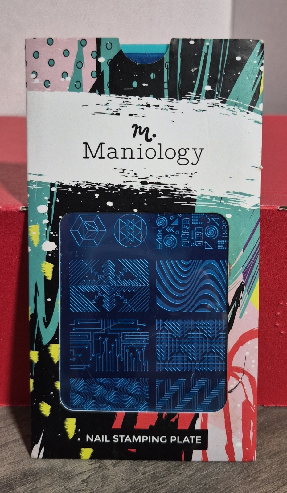 Maniology M124 Geometric, Abstract, and Music-Themed Designs Nail Stamping Plate