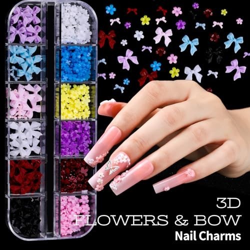 3D Nail Charms & Art Tools Set – 15 Brushes, 5 Dotting Tools, Nail Stand, Gems