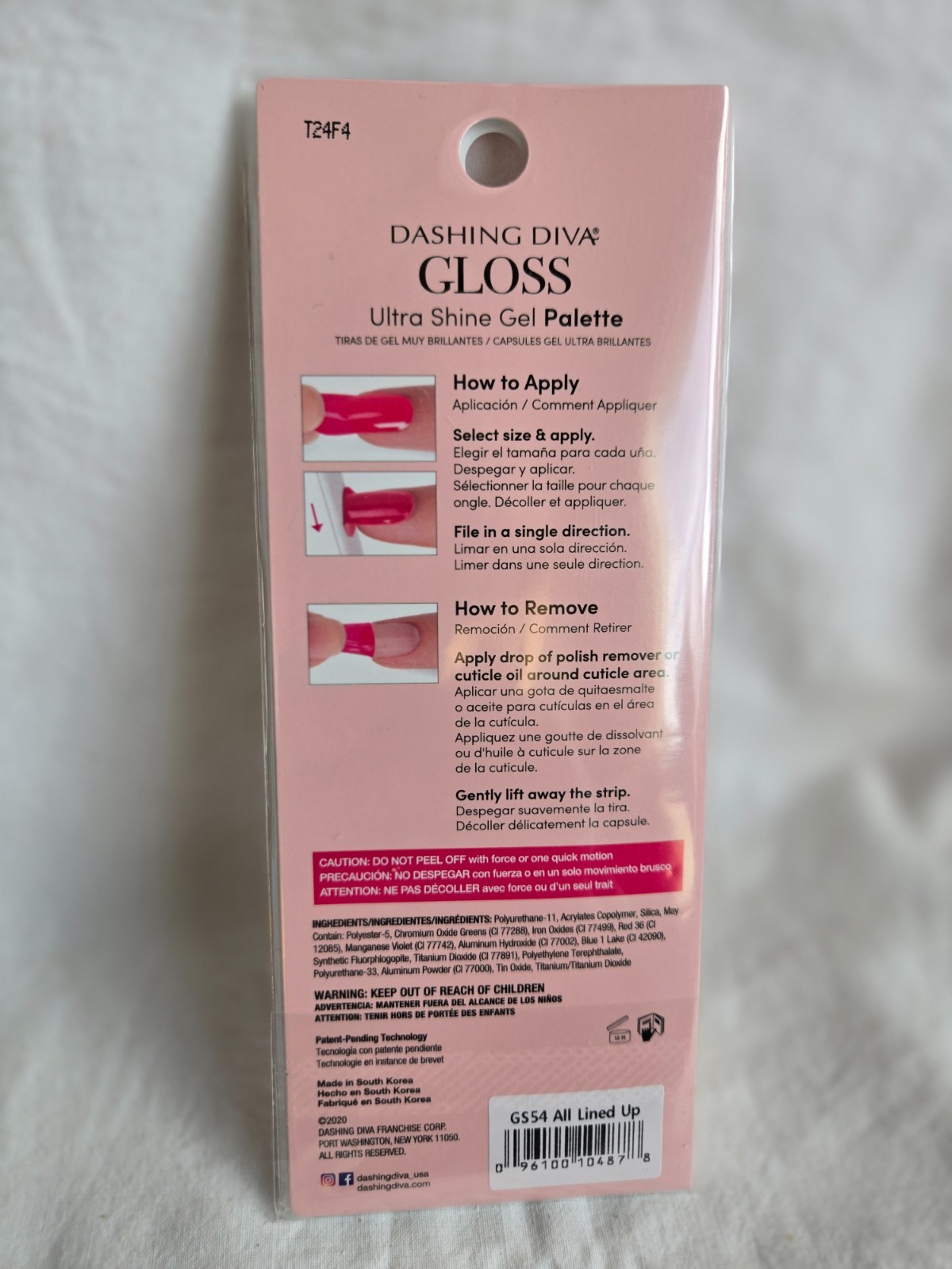 Dashing Diva Gloss Ultra Shine Gel Palette Gel Nail Strips # AA