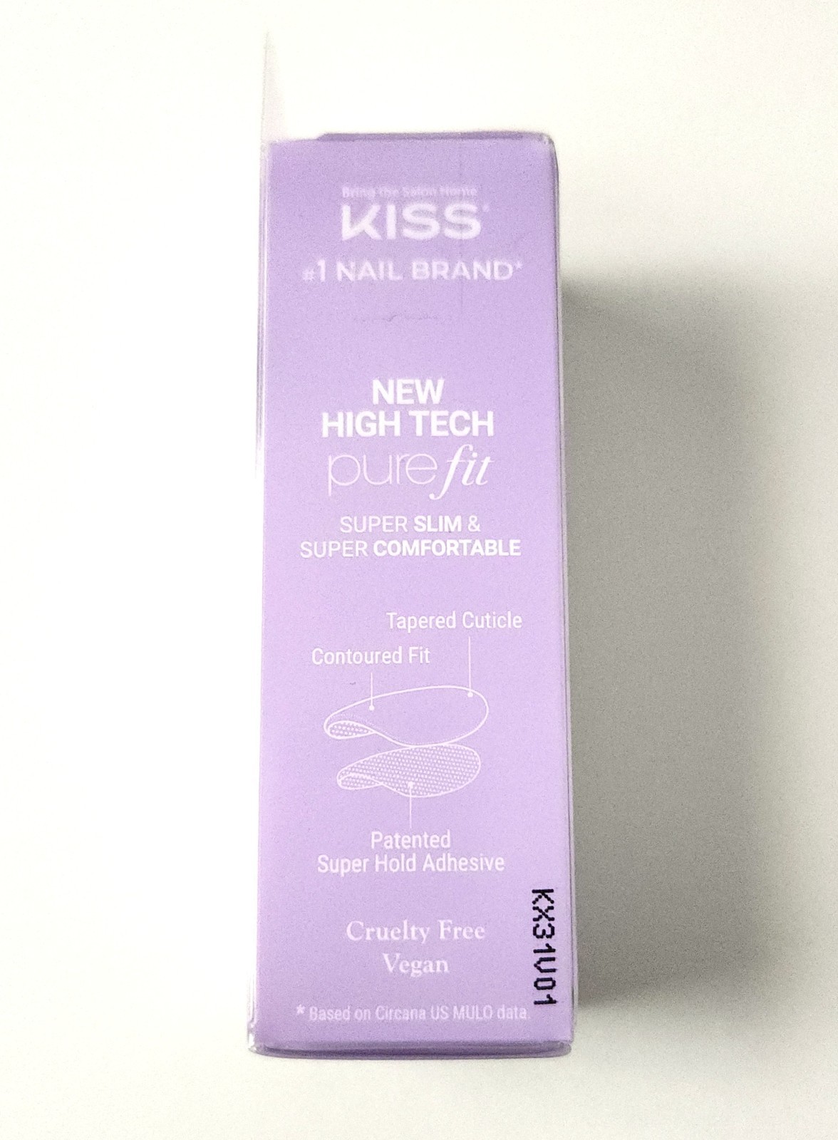 imPRESS Press-On Nails Purple Ombre Squoval Medium Length No Glue 30ct KISS