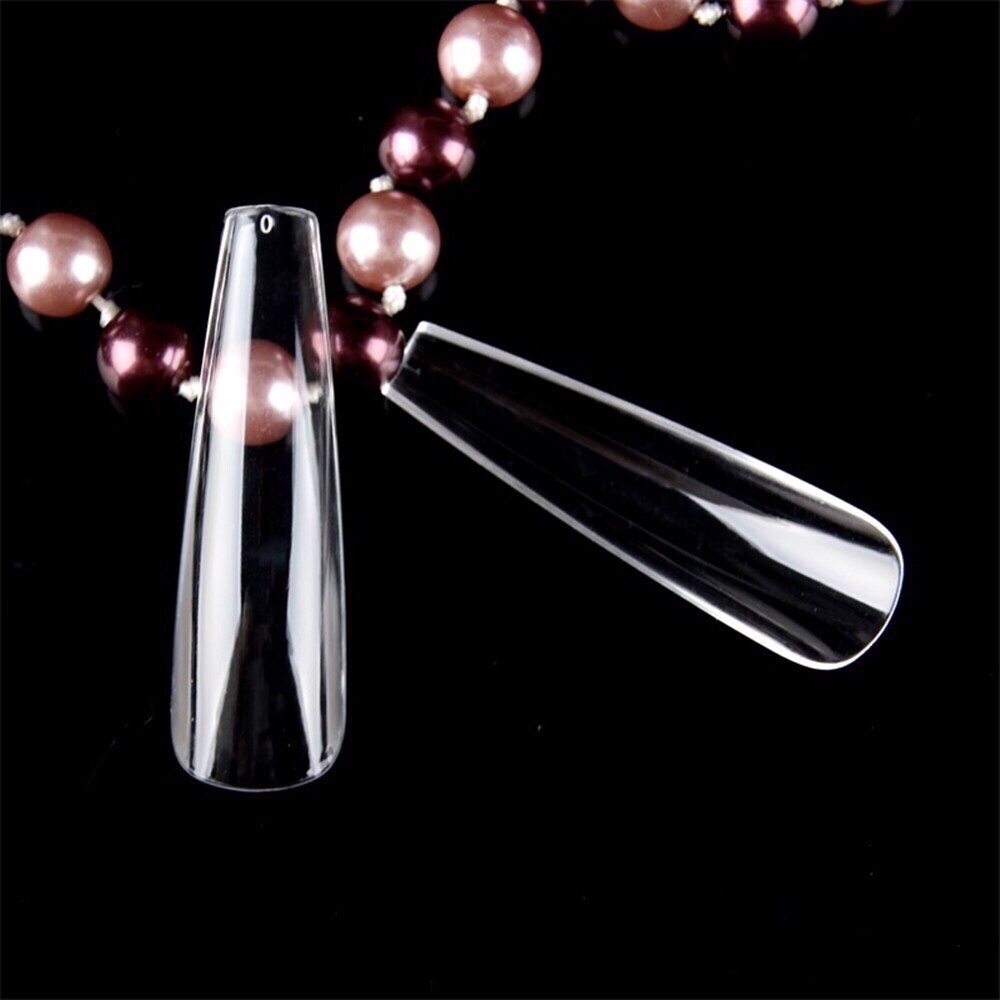 Makartt 600pcs Nail Tips Press On XXL Extra Long Ballerina Coffin Full Cover