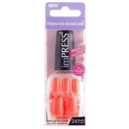 Kiss Products Behind The Scenes Medium Length Nail 24 Count