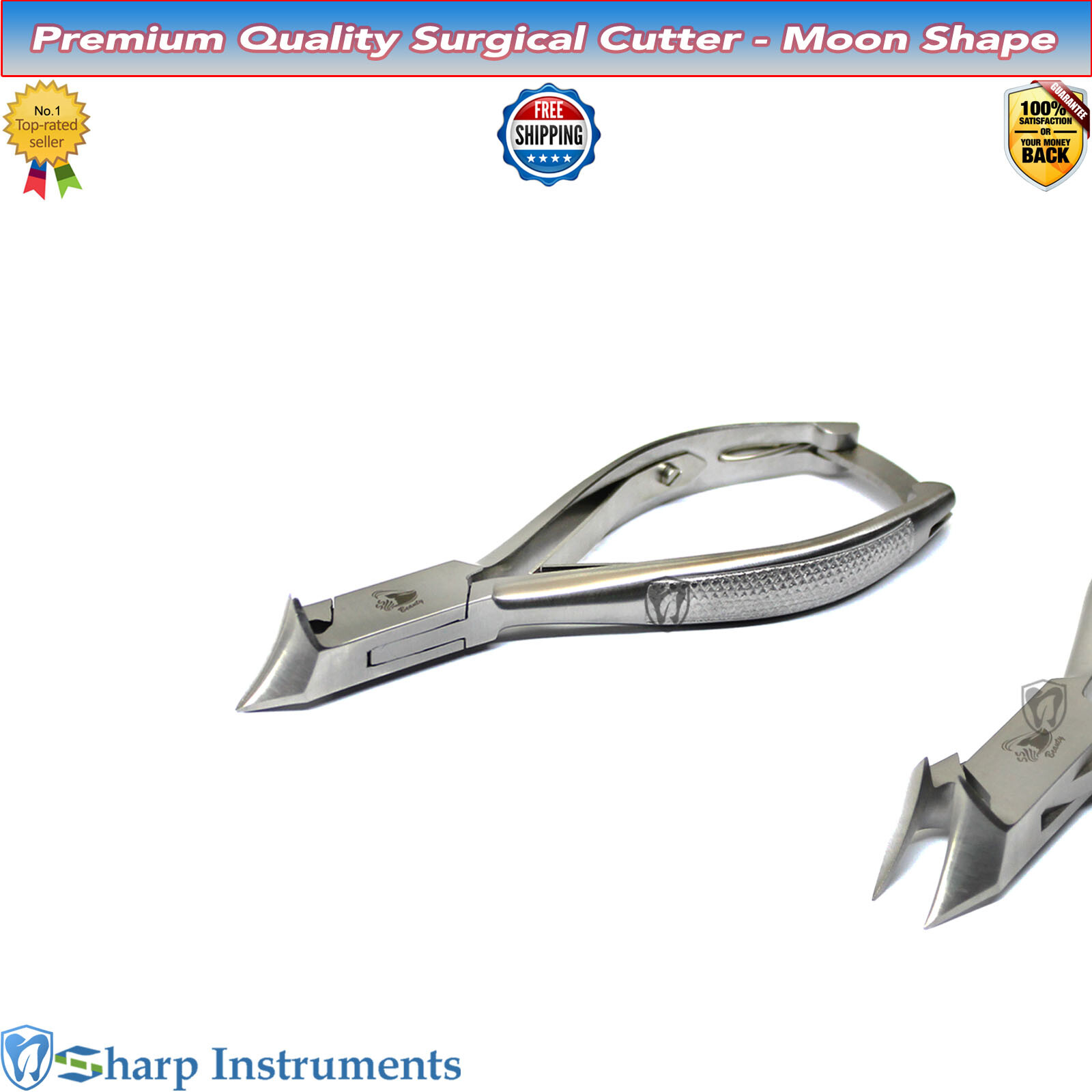 Moon Shape Clipper Nipper Cutter For Extra Thick Nails Chiropody Steel Cutters