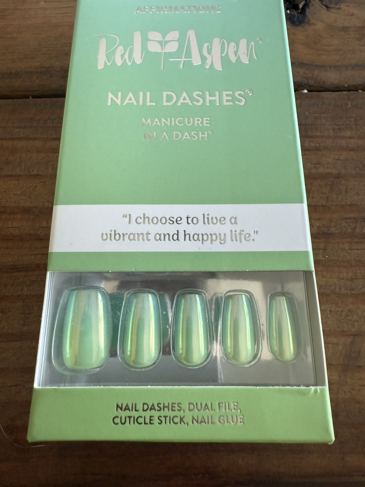 NIB- Red Aspen Nail Dash Bundle Set- 6 Boxes- Press On nails- Medium Coffin