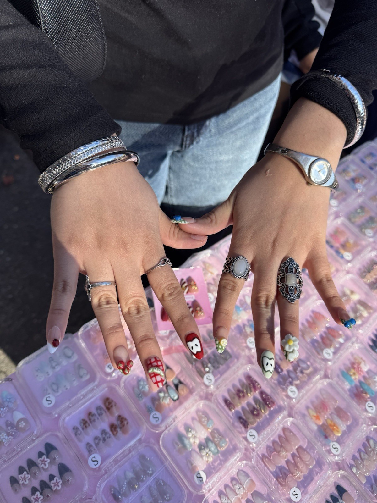 10 Sets Of Bundle Handmade Press On Nails