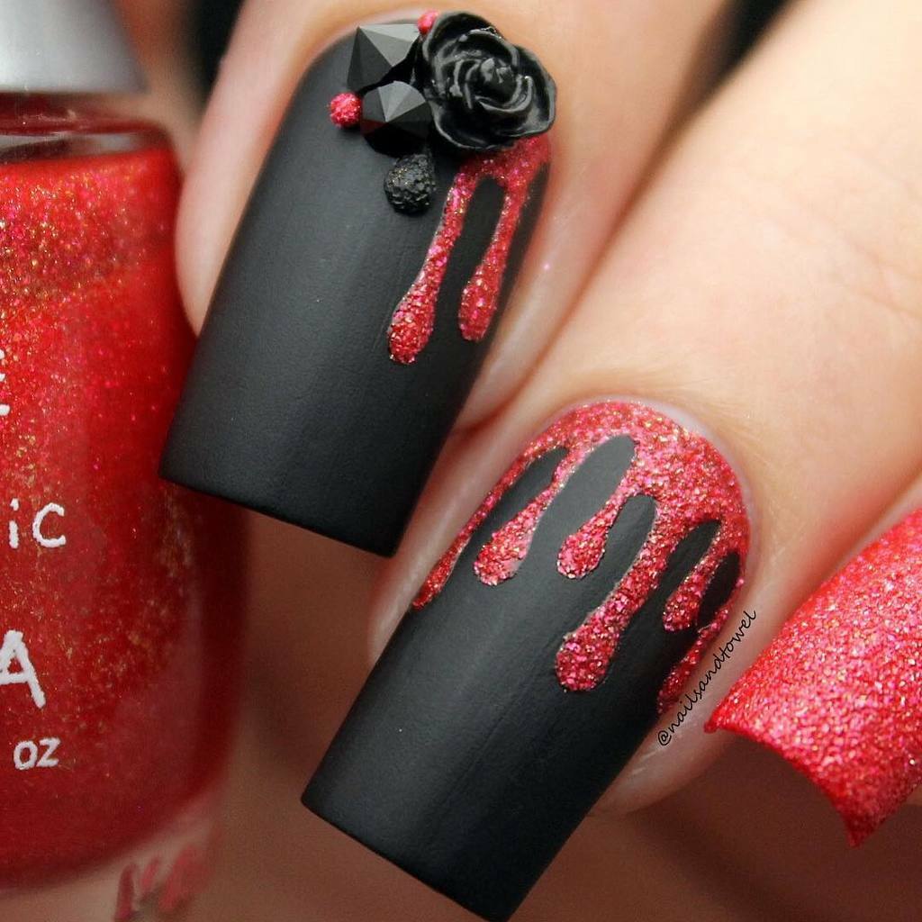 Slime Drips Stencils for Nails, Halloween Nail Stickers, Nail Art, Nail Vinyls