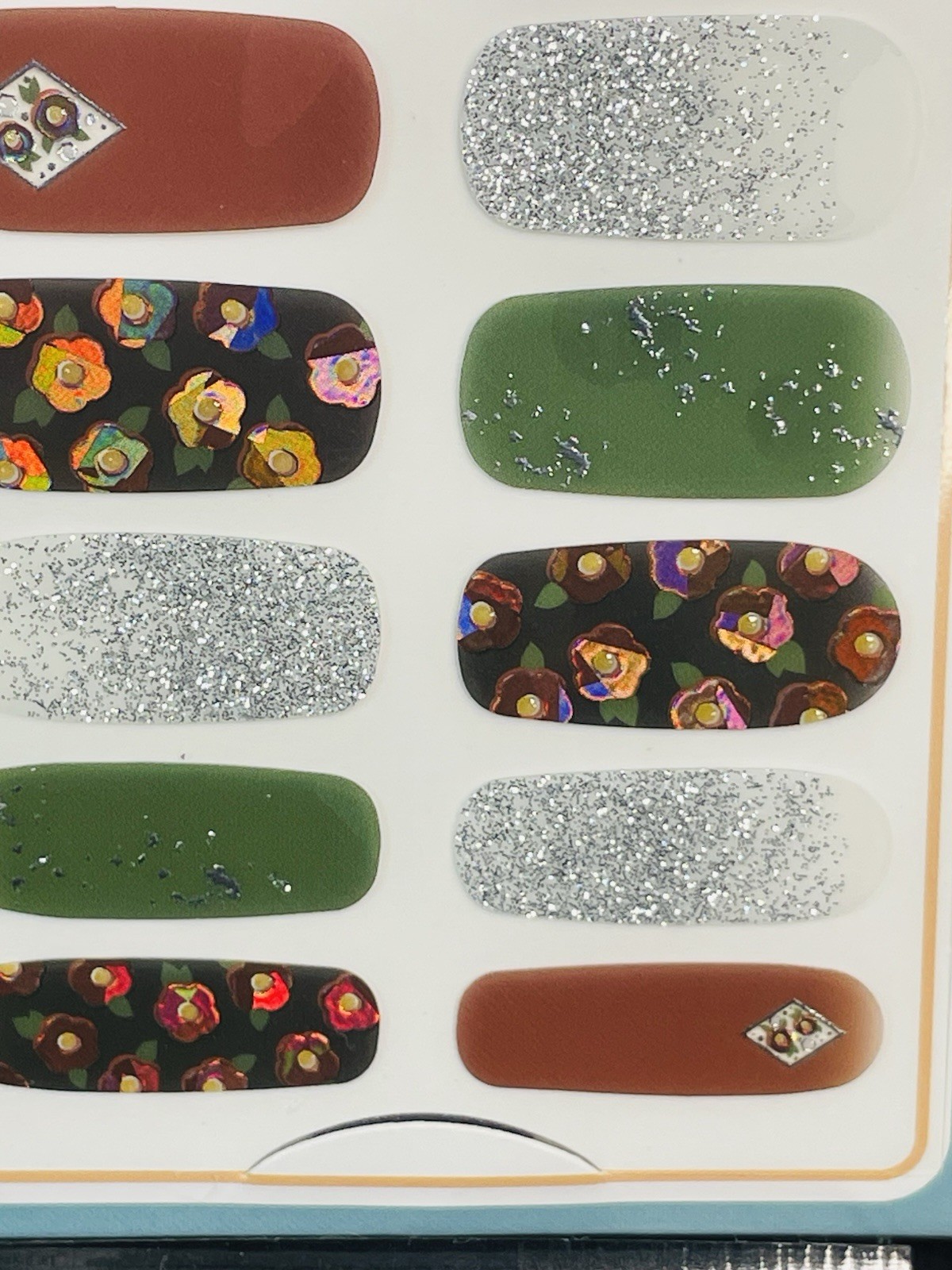 Japanese Gel Nail Sticker Set ×4 | Summer Floral & Goldfish Designs