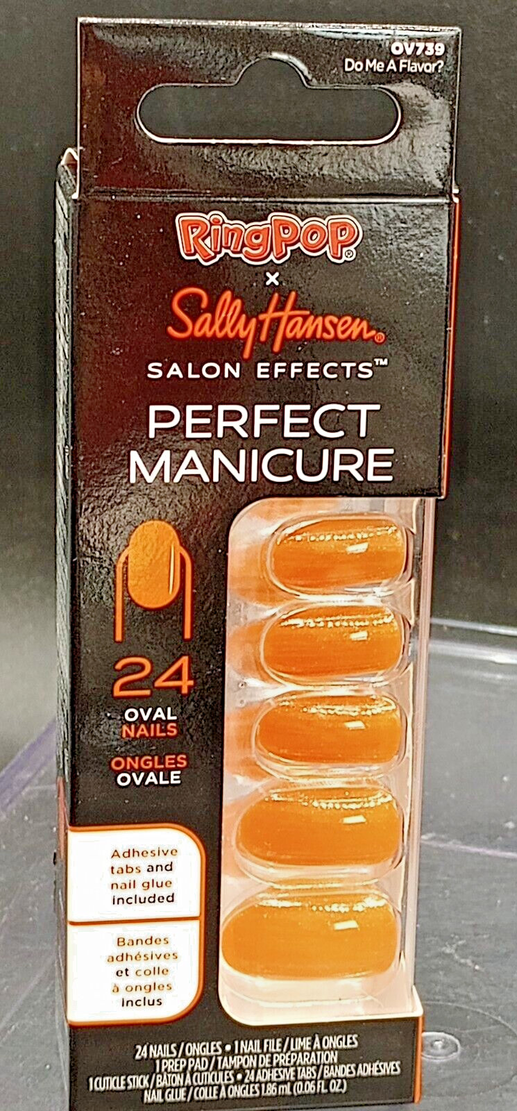 (2 Pack) Sally Hansen – Ring Pop Press-On Nails #OV739 Do Me A Flavor -24 Ct. Ea