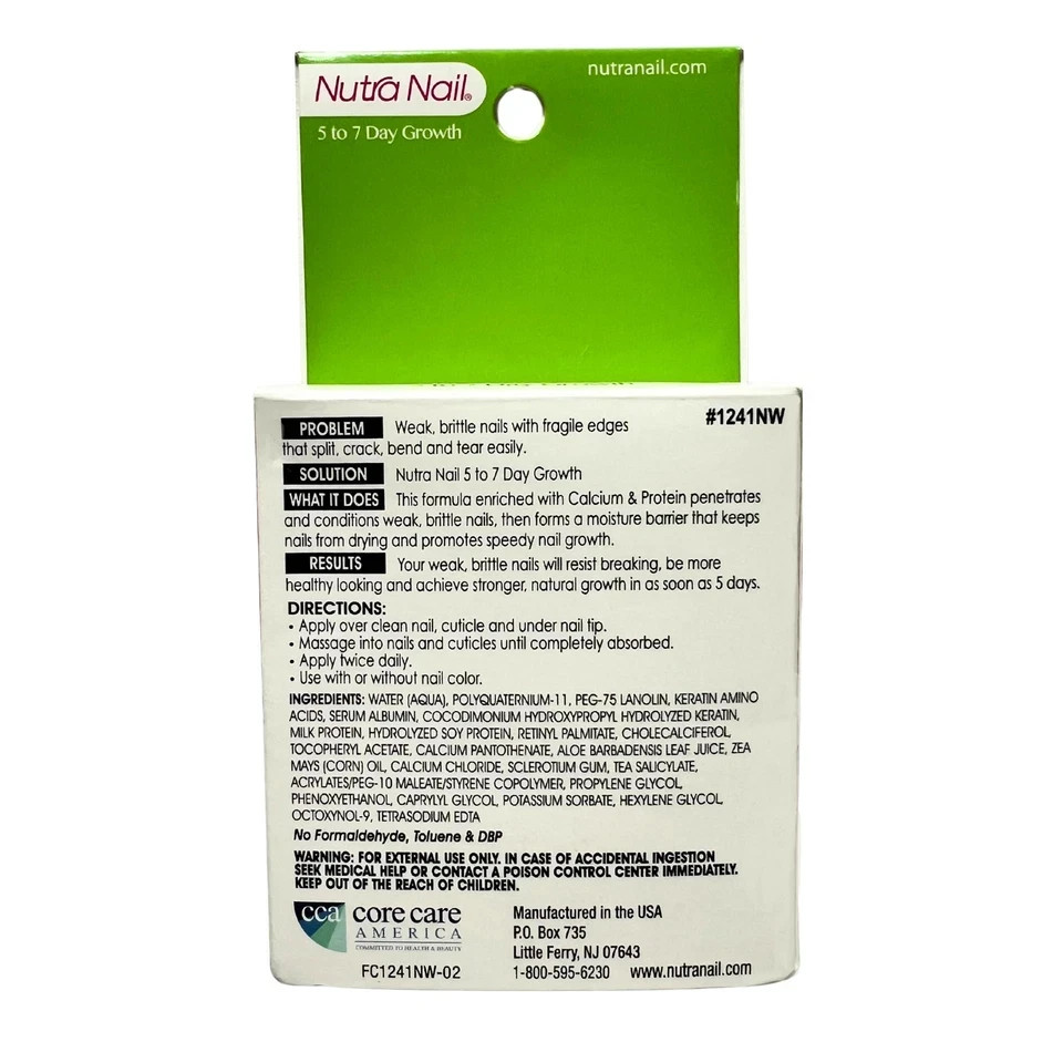 Nutra Nail 5 to 7 Day Growth Treatment – Fast 0.47 Fl Oz (Pack of 1), WHITE