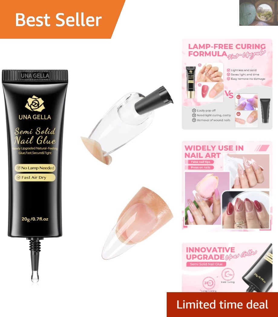 Super Strong Nail Glue – 20g Fast-Curing Gel for Press On & Acrylic Nails