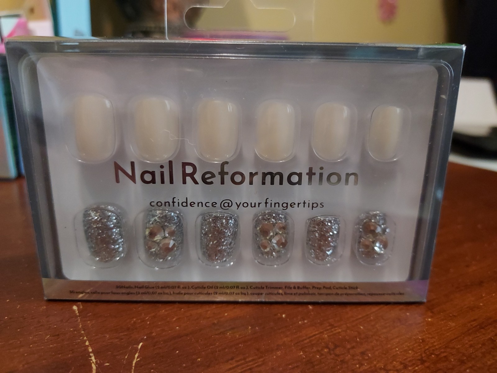 Nail Reformation Mercury Rising Short Square Press On Nail Kit New in Box