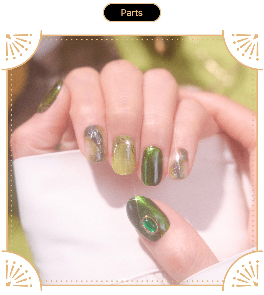 ohora x Twisted Wonderland Diasomnia Nail + Custom Parts Set Disney Korea
