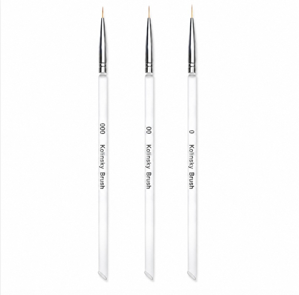 3 Pcs Nail Art Tool Set – Nail Art Pen, Dotting UV Gel Tool, and Liner Brush Set
