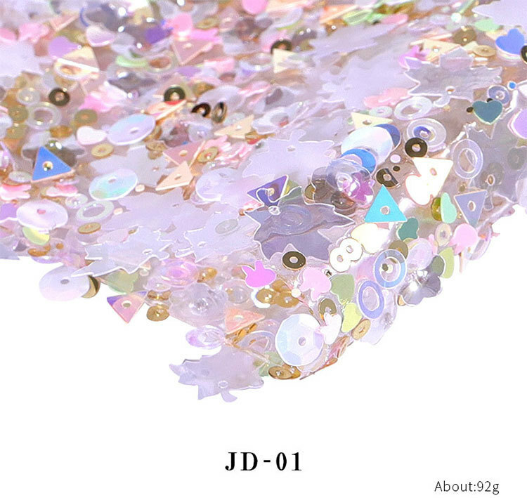 Various Glitter Sequin Nail Art Mat Salon Practice Cushion Holder Hand Pad Tools