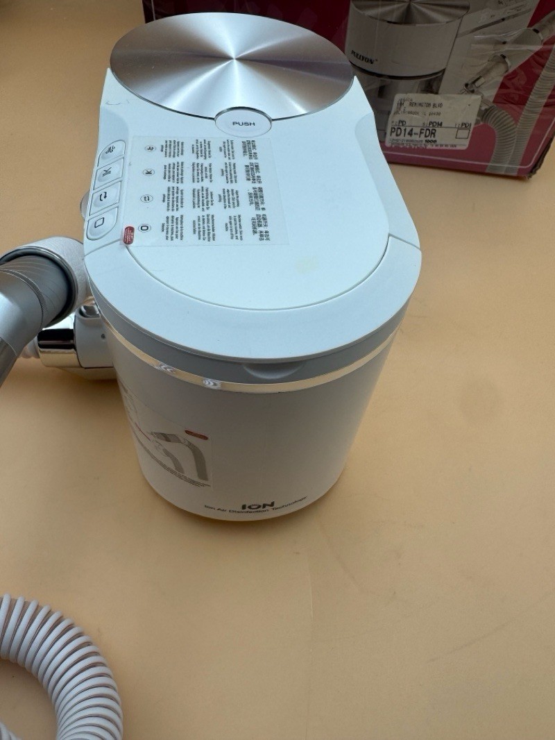 PULLYON 2-in-1 Turbine Brushless Nail Dust Collector Built-in Bucket CORD MISSED