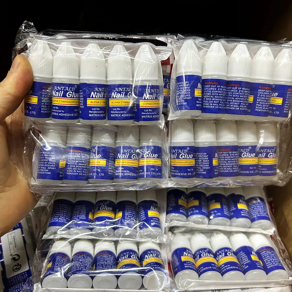 Super Strong Nail Bond Glue Acrylic Tips and Rhinestone Professional