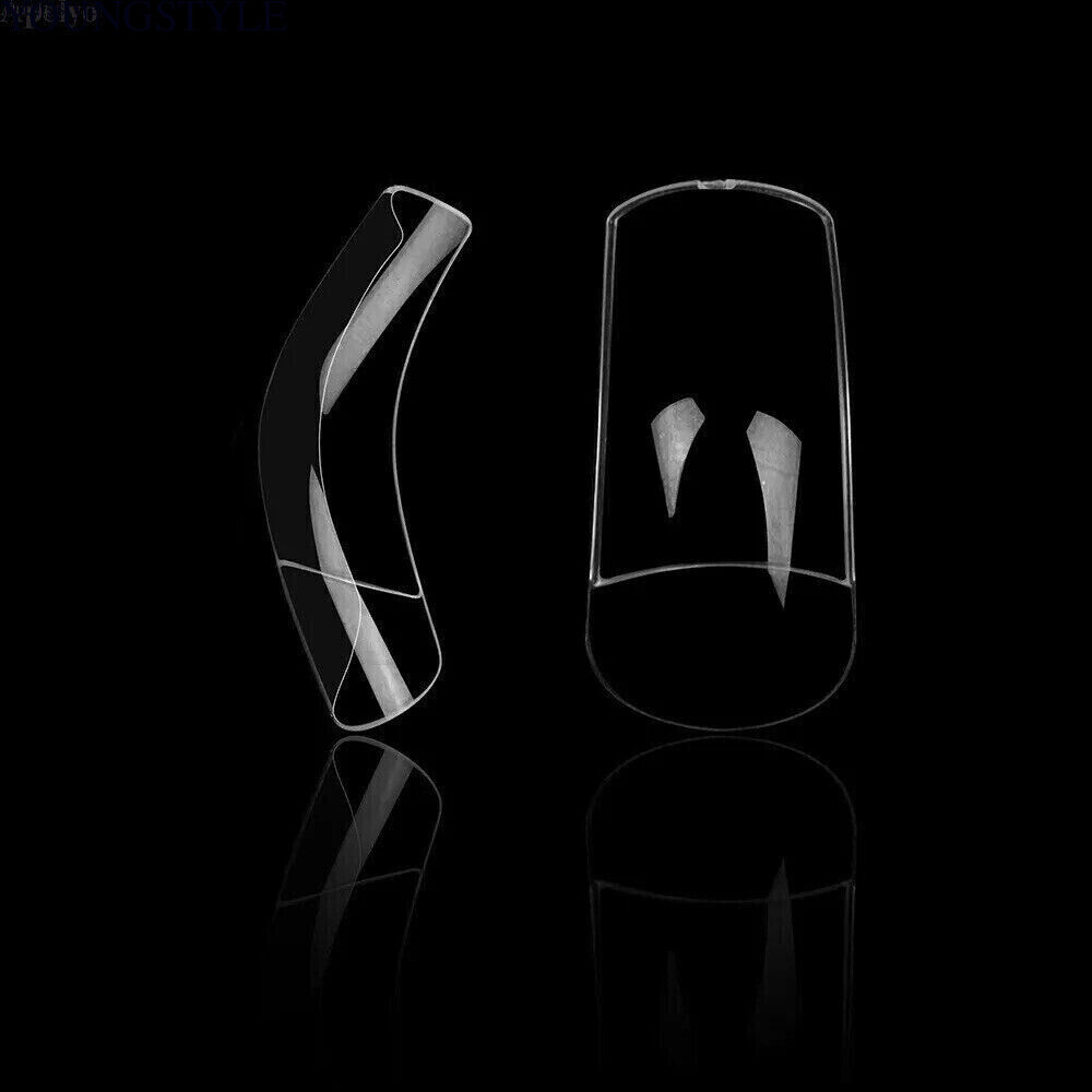 Extra-curve Hawk Nail Tips – Acrylic Half Cover Nails Manicure Accessorie