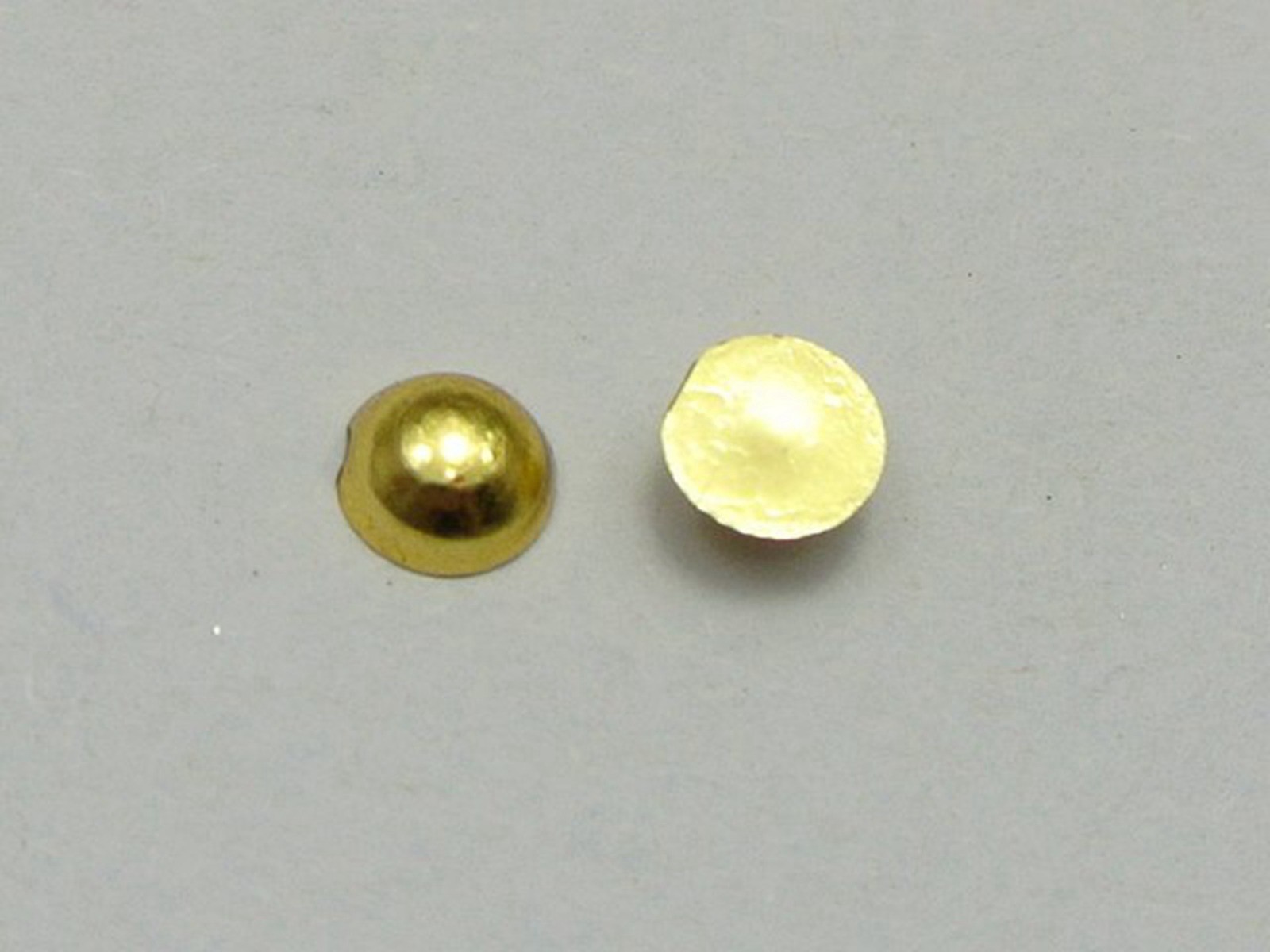 10000 Metallic Gold Flatback Round Tiny Half Pearl 2mm Scrapbook Nail Art