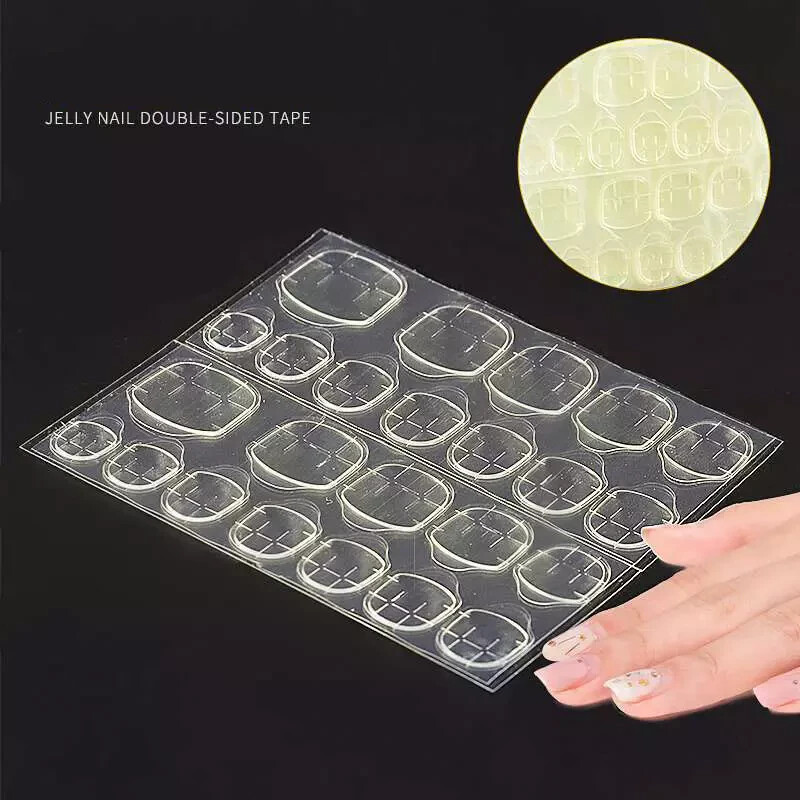 120 Adhesive Tabs Double-Sided Stickers for False Fake Nail Tip Glue Tape GB