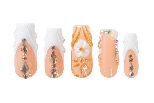 Lovful – Elegant Love Handmade Nails H653 (L) – Square Regular