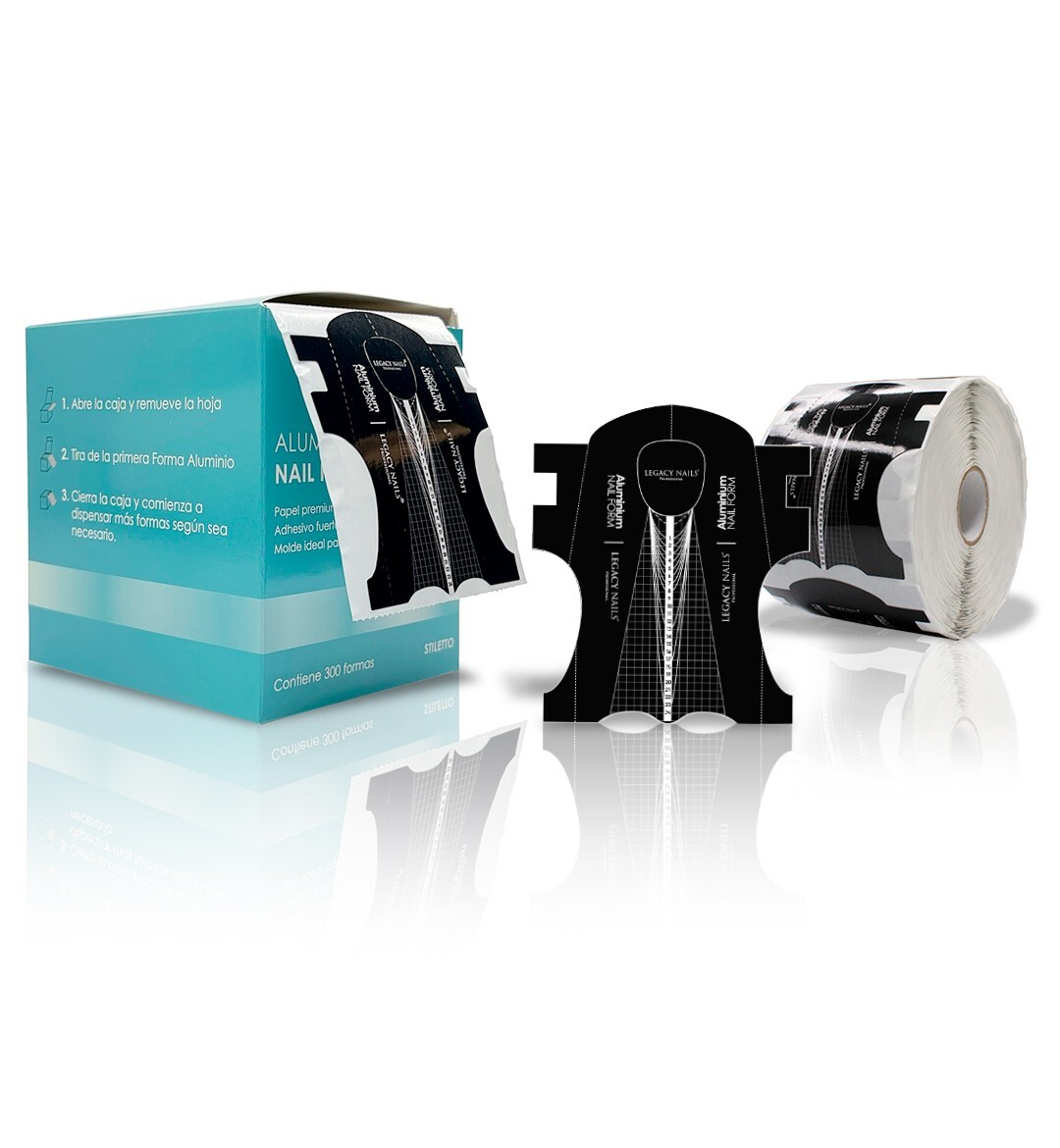 ALUMINIUM NAIL SCULPTING FORM-300 UNITS