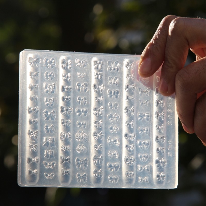 Lovely Bowknot Nail Art Mould Portable Accessory for Jewelry and Craft Supplies