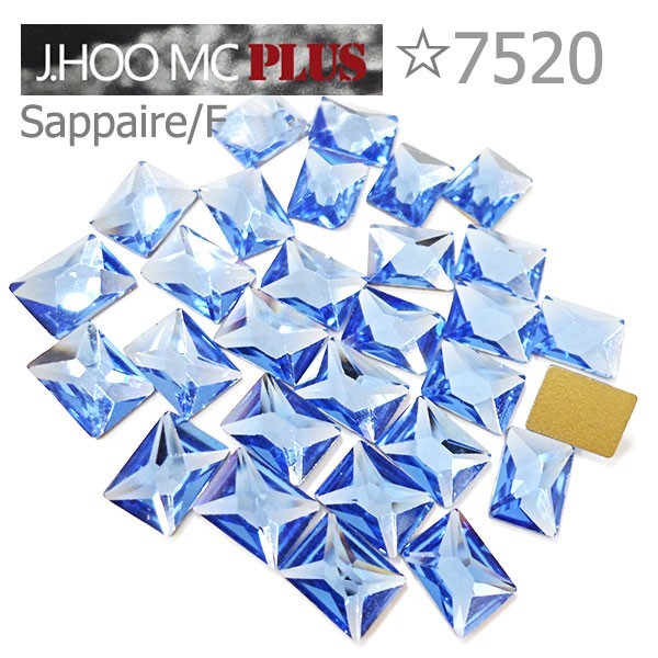 J.HOO Crystal 7520 Cosmic Flat Back Rhinestones 8×6mm Nail Art (10pcs)