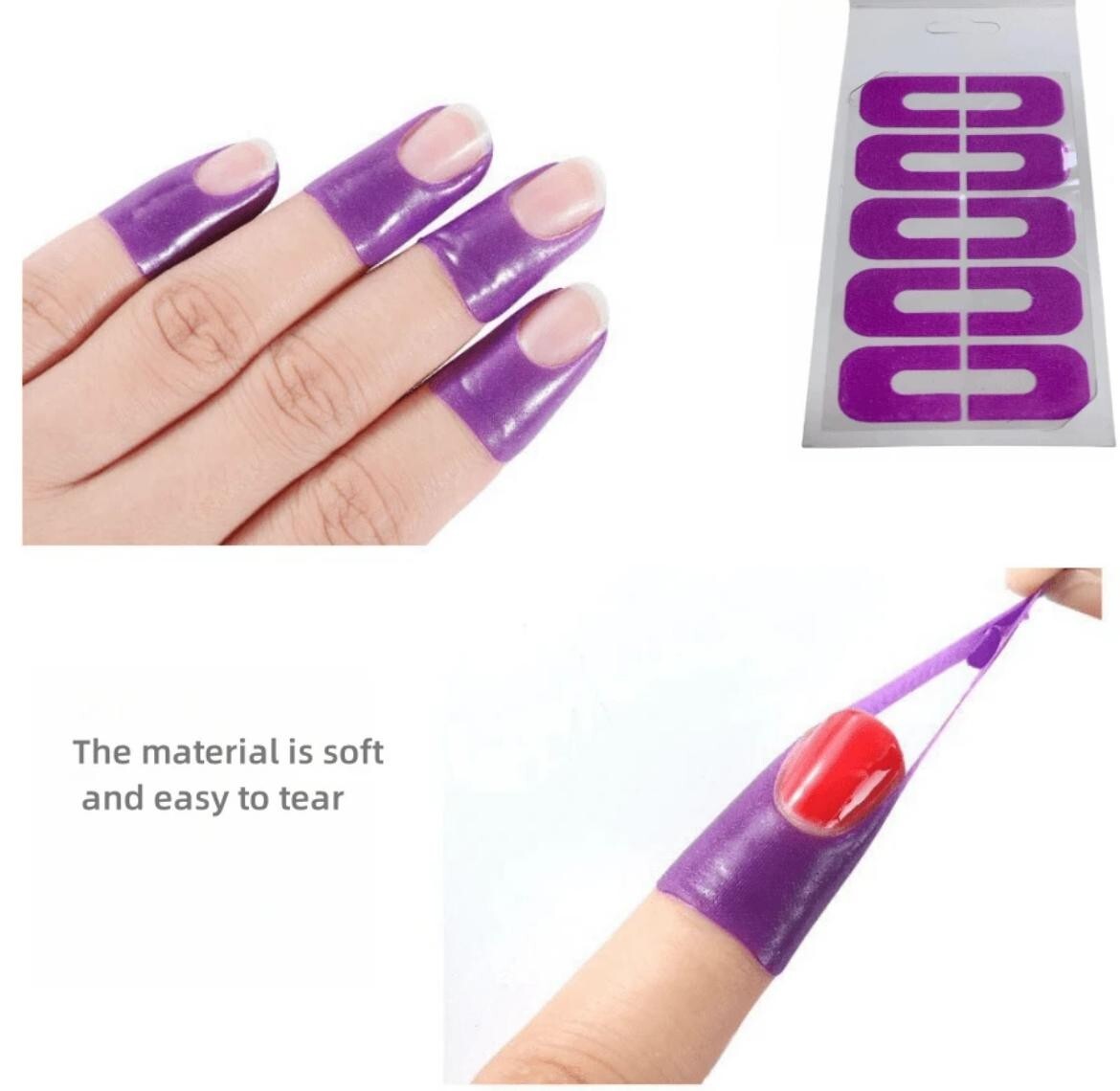 Nail Peel Off Latex Cuticle Tape sheets Palisade Manicure polish Skin Protector