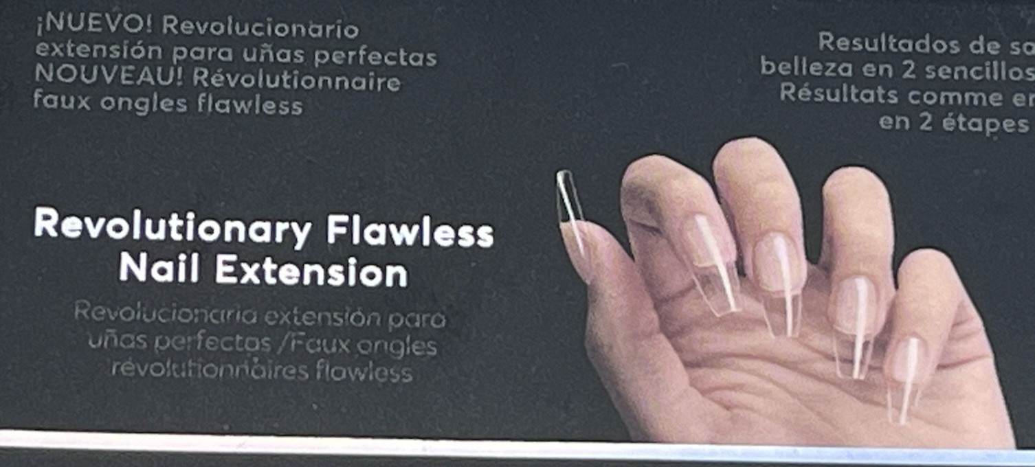 New 2-pk(240Nails) Dashing Diva GelXtend Clear Square Soft Gel Nail Extension