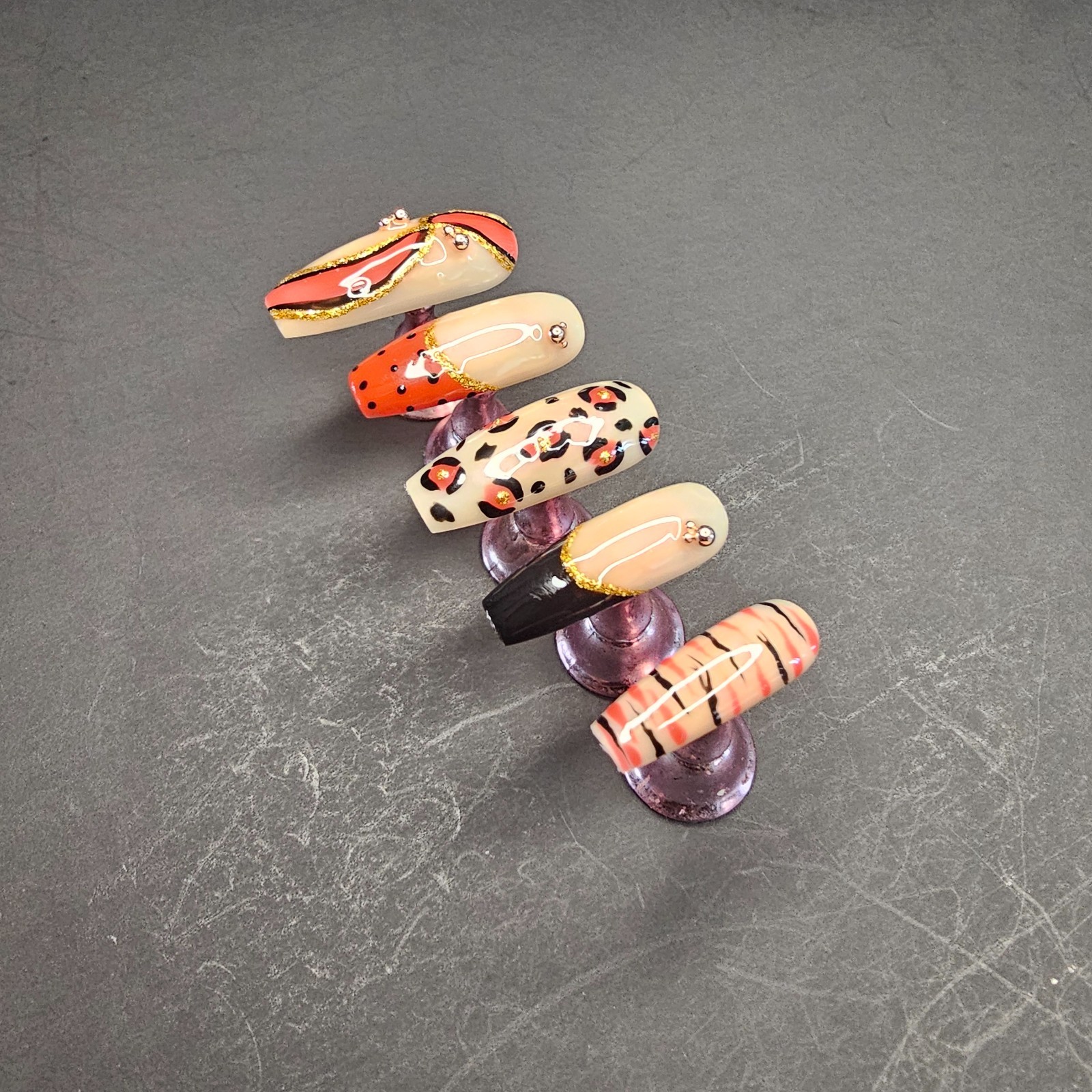 Press-On Nail Set #75: Safari