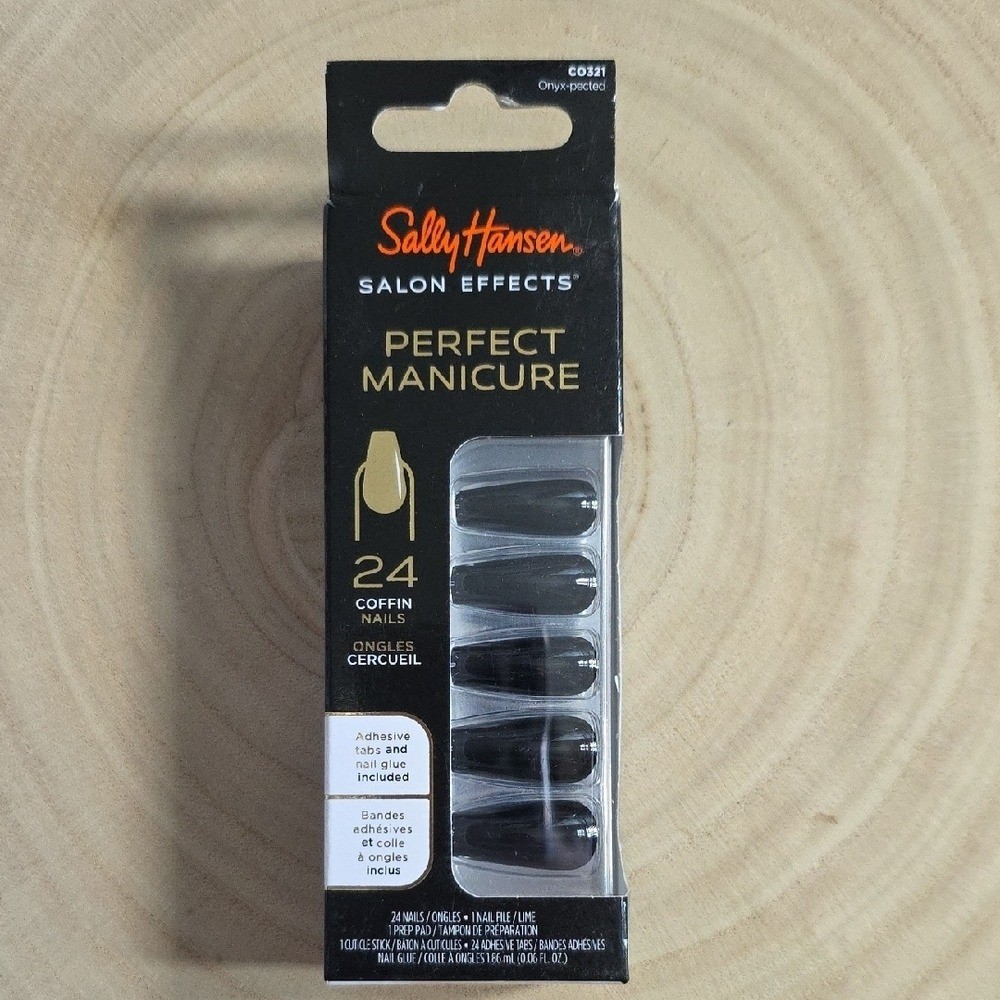 Sally Hansen Salon Effects Perfect Manicure, Set Of 5 Coffin Nails, New